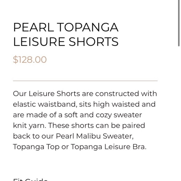 The Bright Side Wool Pearl Topanga Leisure Shorts and Wool Leisure Bra - Picture 12 of 12